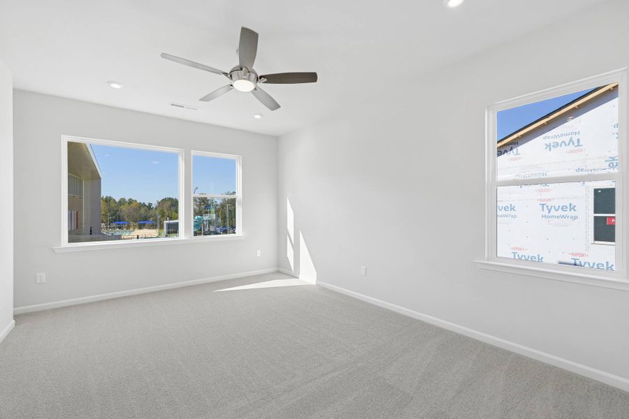 Representative unfurnished interior of a home built from the Sampson by Tri Pointe Homes in The Townes at NoVi, Pittsboro (Image 23).