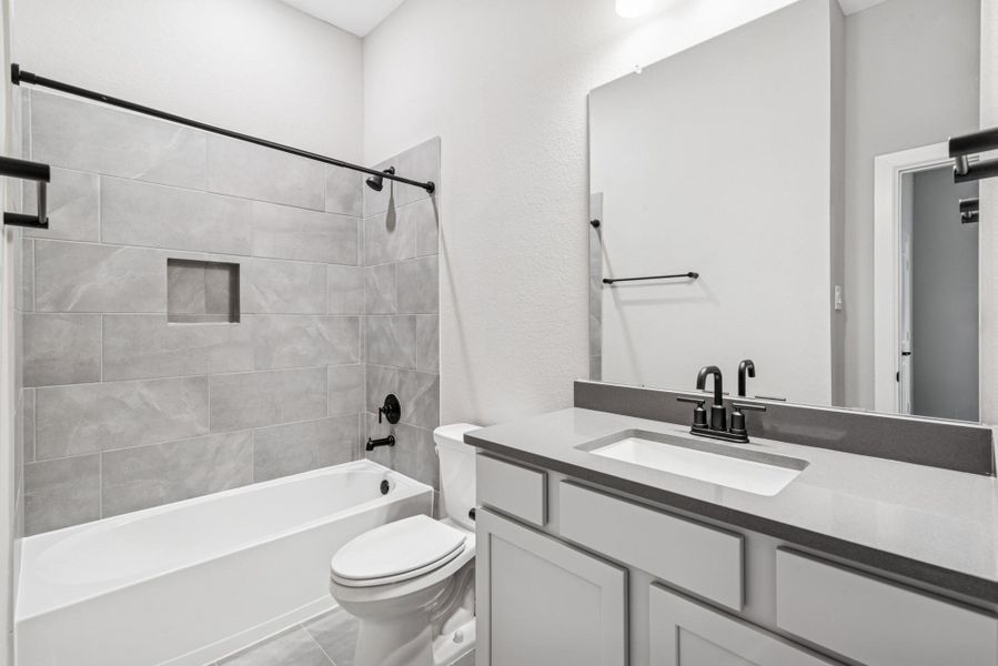 Furnished interior view inside a new home in The Highlands 55' - Encore Collection, Porter (Image 6). Furnished interior view inside a new home in The Highlands 55' - Encore Collection, Porter (Image 6).