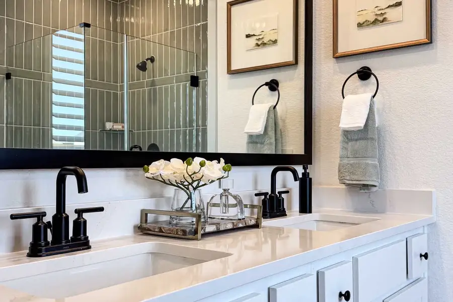 Furnished interior in a model home at Easton Park in Austin (Image 7).