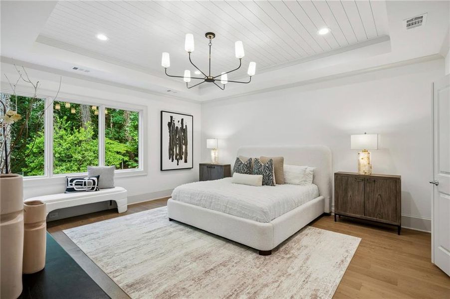 Furnished interior view inside a new home in , Atlanta (Image 28).