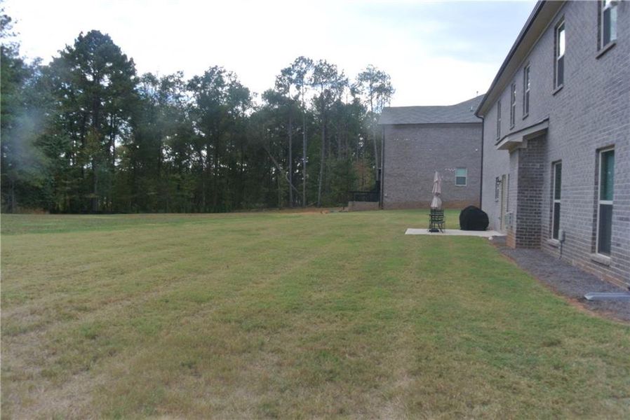 Exterior details and patio area of a home in , Covington (Image 3). Exterior details and patio area of a home in , Covington (Image 3).