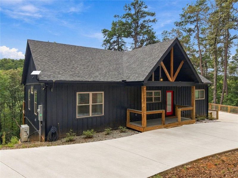 Front exterior of a new home in , Demorest, GA, highlighting curb appeal (Image 1). Front exterior of a new home in , Demorest, GA, highlighting curb appeal (Image 1).