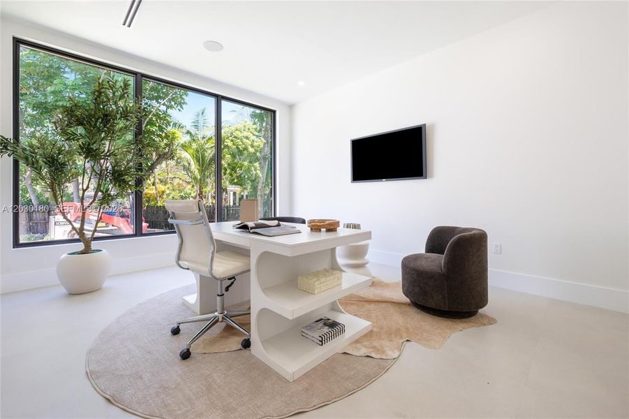 Furnished interior view inside a new home in , Miami (Image 8).