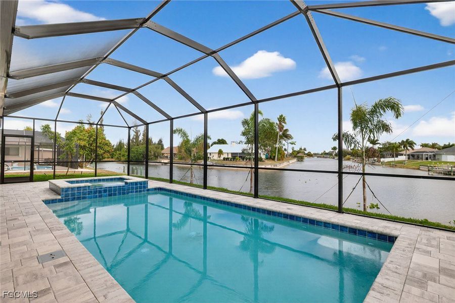 Exterior details and patio area of a home in Cape Coral, Cape Coral (Image 26). Exterior details and patio area of a home in Cape Coral, Cape Coral (Image 26).