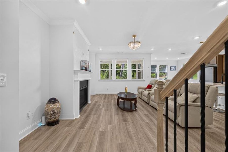 Furnished interior view inside a new home in Bailey Fence, Dacula (Image 49).