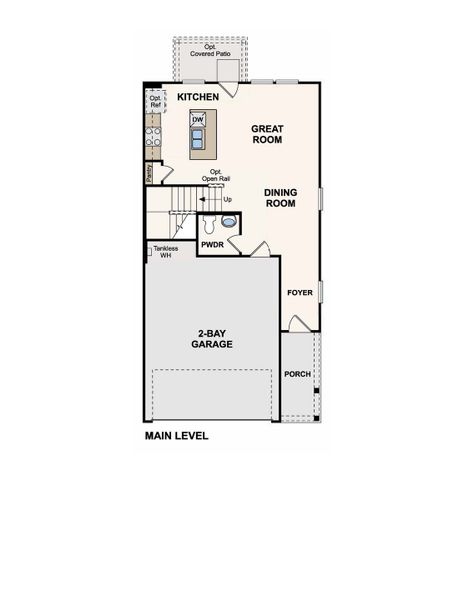 2D floor plan layout of this home in Cloverdale, Houston, TX (Image 2).