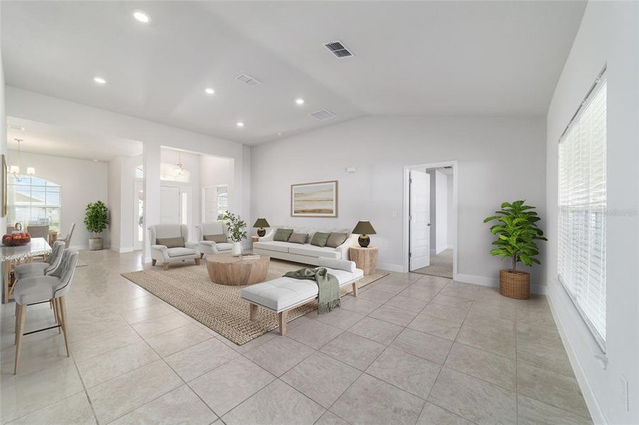 Furnished interior view inside a new home in Brookhaven, Ocala (Image 13).