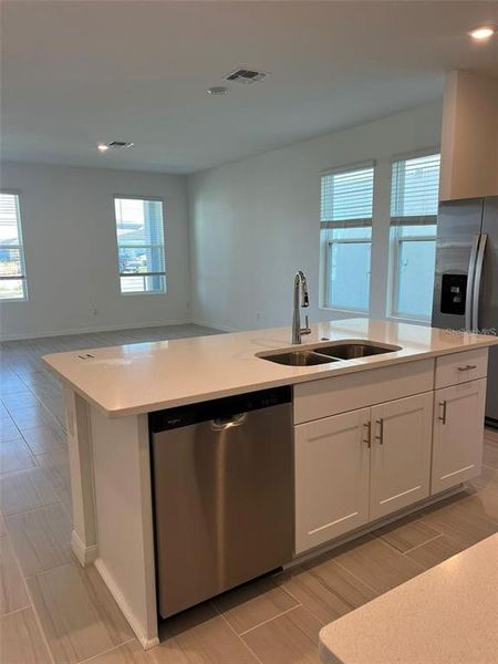 Furnished interior view inside a new home in The Meadow at Crossprairie Bungalows, St. Cloud (Image 6).