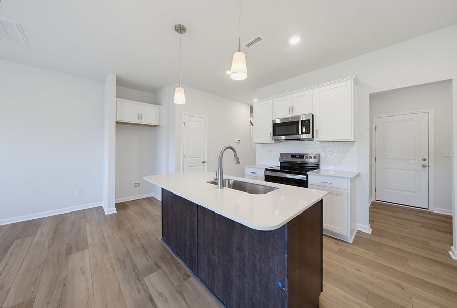 Furnished interior view inside a new home in Sweetbrier, Durham (Image 10).
