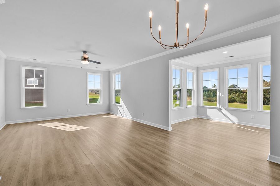 Spacious, unfurnished interior of a new home in Fieldstone, Lexington (Image 33). Spacious, unfurnished interior of a new home in Fieldstone, Lexington (Image 33).