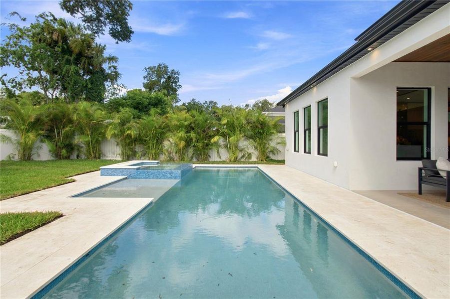 Exterior details and patio area of a home in , Tampa (Image 40).