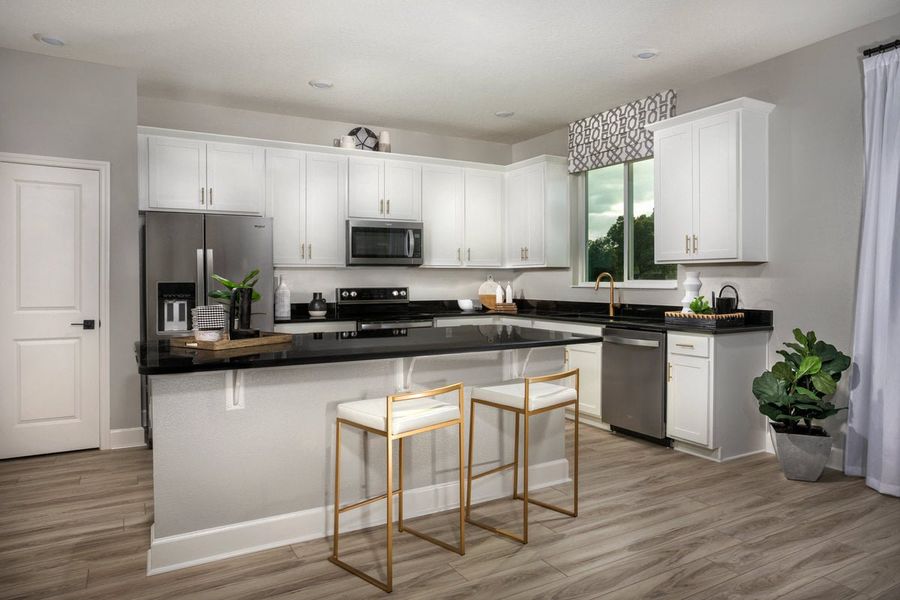 Representative furnished interior of a home built from the 2566 by KB Home in The Sanctuary II, Clermont (Image 6).