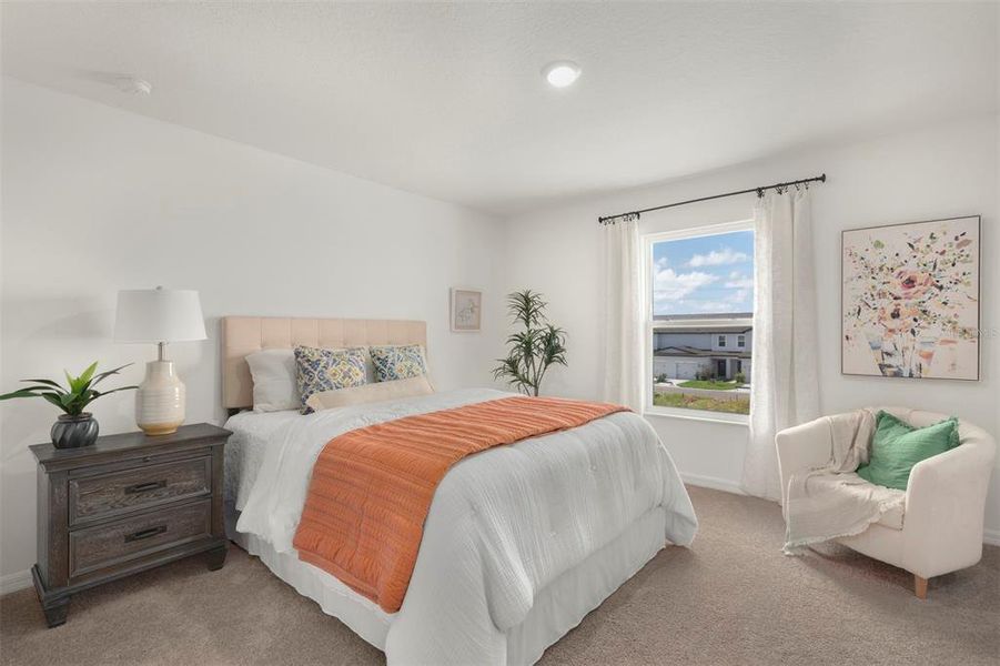 Furnished interior view inside a new home in Sol Vista, Dundee (Image 15). Furnished interior view inside a new home in Sol Vista, Dundee (Image 15).