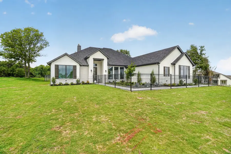 Representative exterior photo of a completed home built from the Wichita by Cheldan Homes in Arbor Oaks, Boyd, TX (Image 27).