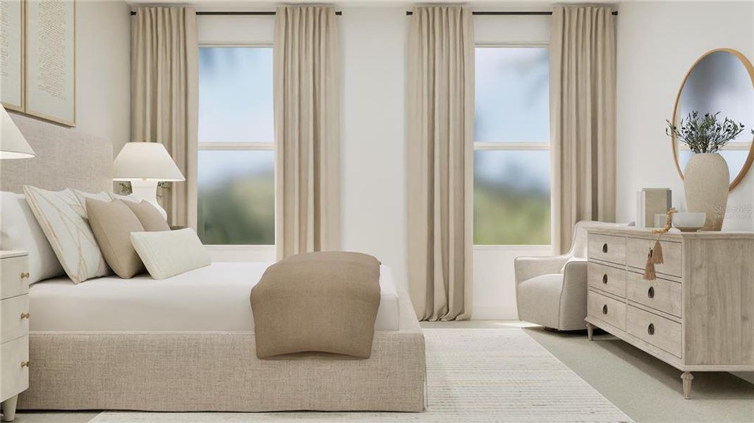 Furnished interior view inside a new home in , Kissimmee (Image 16).