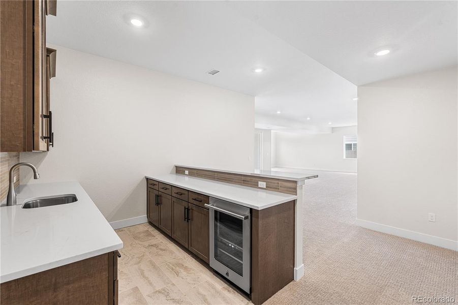 Furnished interior view inside a new home in Retreat at The Canyons, Castle Pines (Image 19).