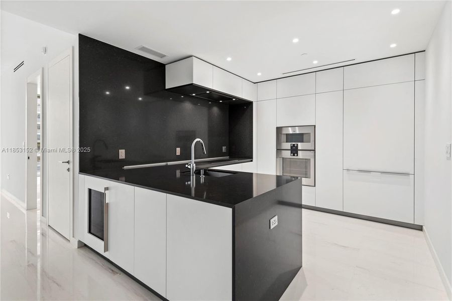 Furnished interior view inside a new home in Aston Martin Residences, Miami (Image 5).