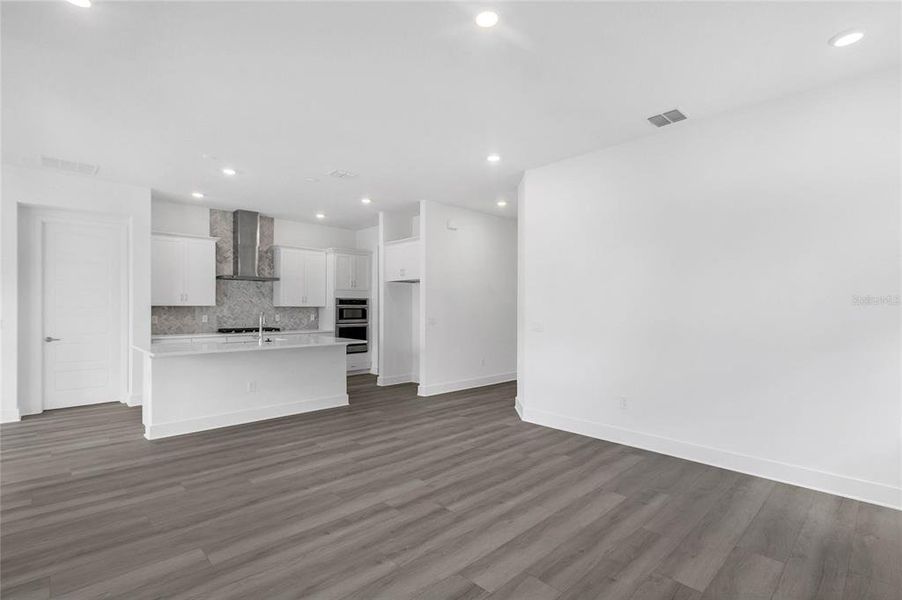 Representative photo kitchen/living room