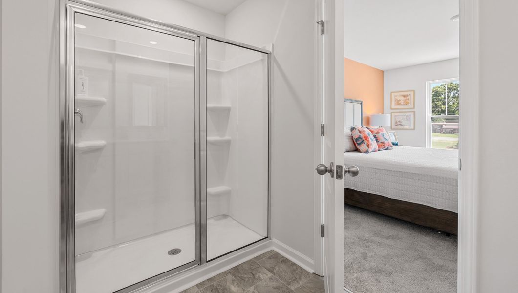 Furnished interior view inside a new home in Tanglewood Townes, Greenville (Image 25).