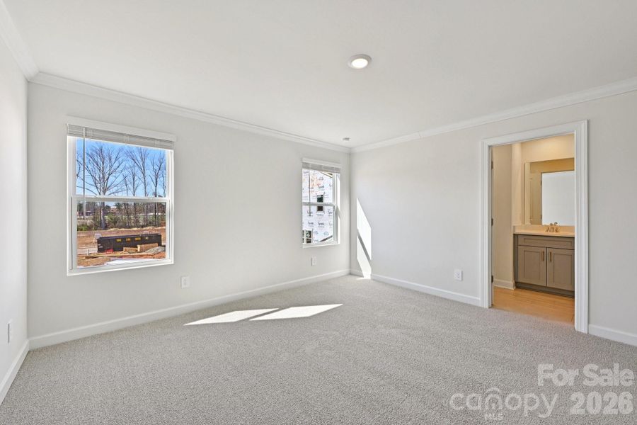 Spacious, unfurnished interior of a new home in Meadows at Wilson Farms - The Summit Series, Fort Mill (Image 12). Spacious, unfurnished interior of a new home in Meadows at Wilson Farms - The Summit Series, Fort Mill (Image 12).
