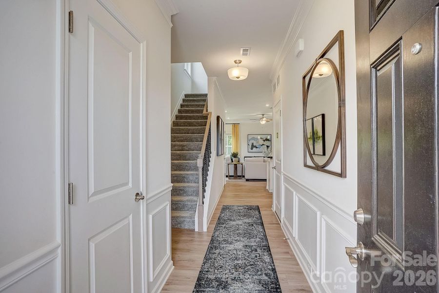 Furnished interior view inside a new home in Country Club Village, Salisbury (Image 11).
