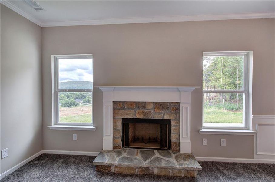 Furnished interior view inside a new home in , Cartersville (Image 7). Furnished interior view inside a new home in , Cartersville (Image 7).
