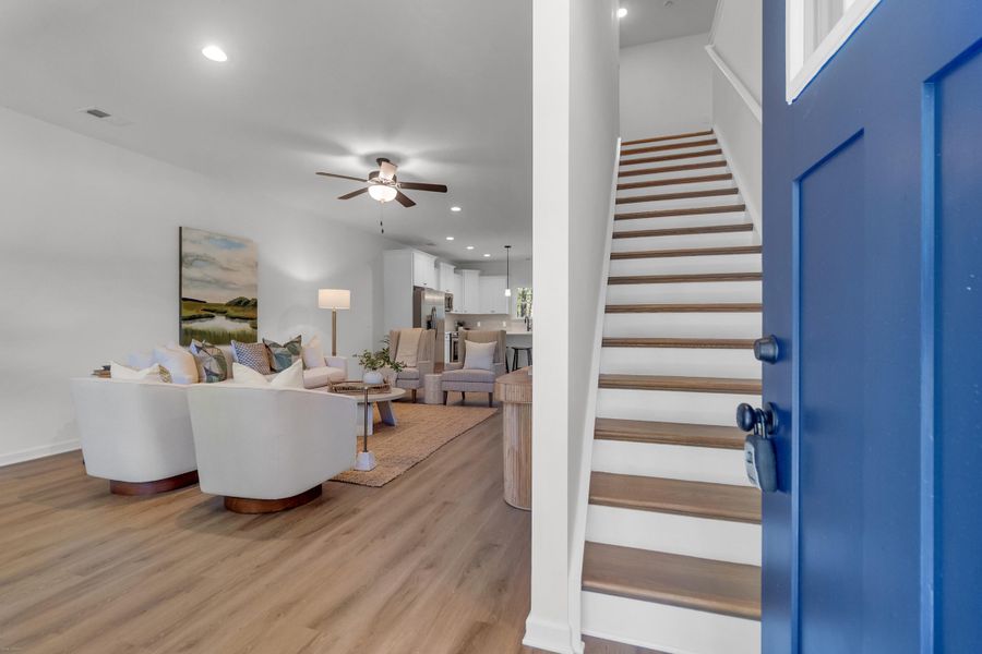 Furnished interior view inside a new home in , Hanahan (Image 18). Furnished interior view inside a new home in , Hanahan (Image 18).