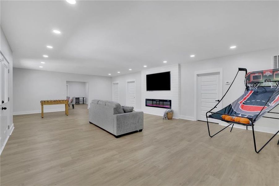 Furnished interior view inside a new home in , Monroe (Image 72).