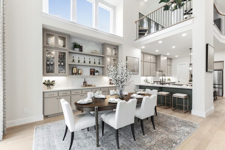 Representative Dining Room - some options shown