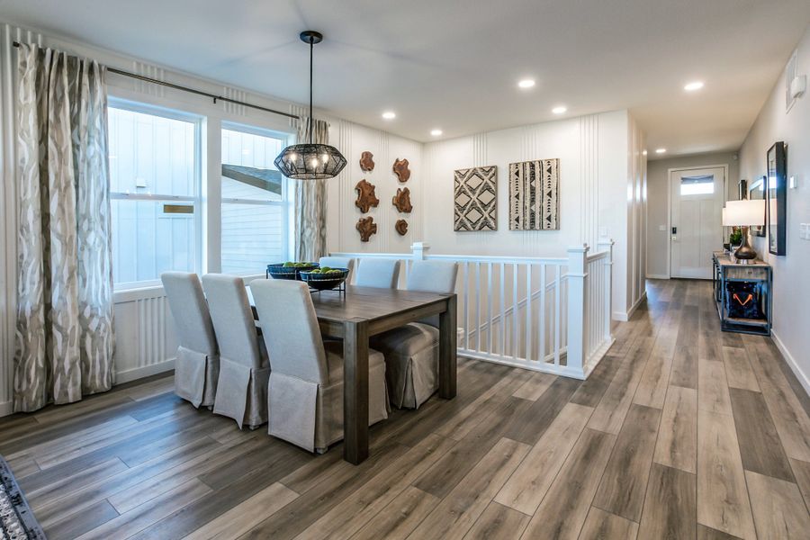 Representative furnished interior of a home built from the Christie by Hartford Homes in Trailside, Timnath (Image 42).