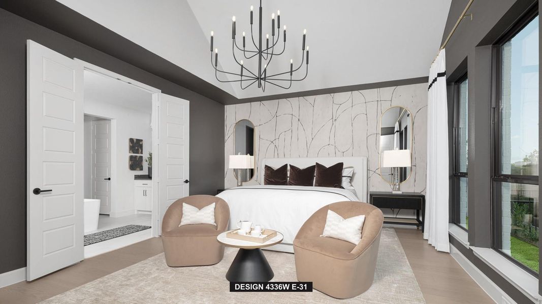 Furnished interior view inside a new home in Evergreen, Conroe (Image 5). Furnished interior view inside a new home in Evergreen, Conroe (Image 5).