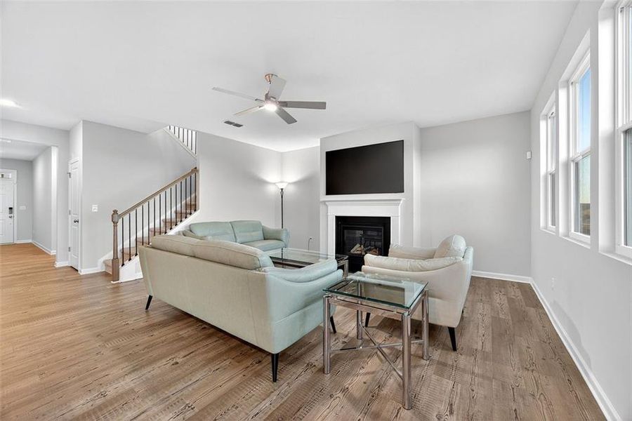 Furnished interior view inside a new home in Bedford Estates, Atlanta (Image 36).