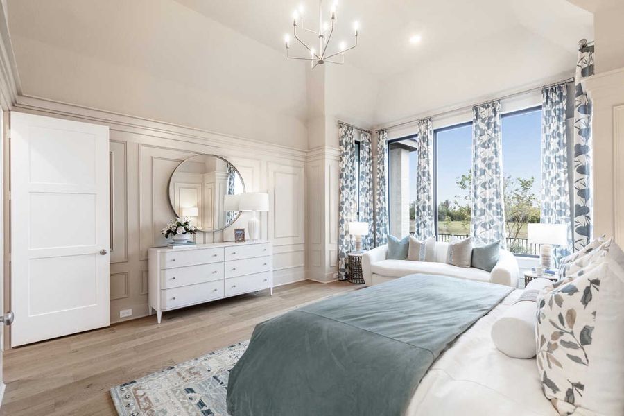 Representative Primary Bedroom - some options shown