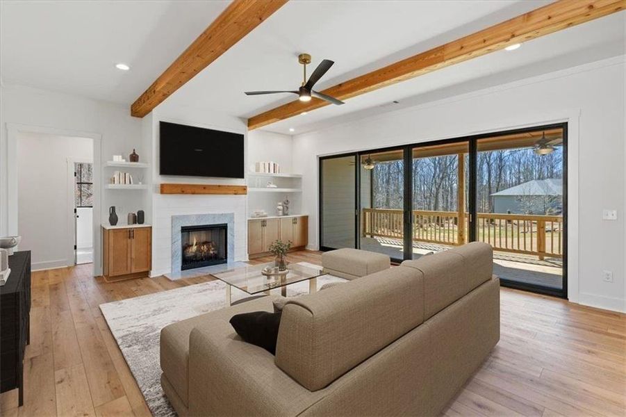 Furnished interior view inside a new home in , Gainesville (Image 5).