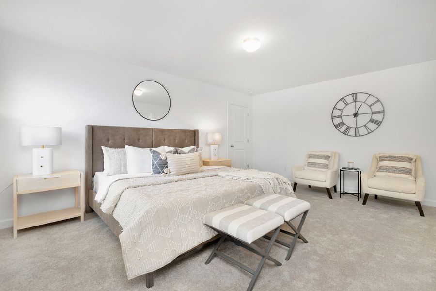 Representative furnished interior of a home built from the TA1800 by True Homes in Streamside, Red Cross (Image 10).