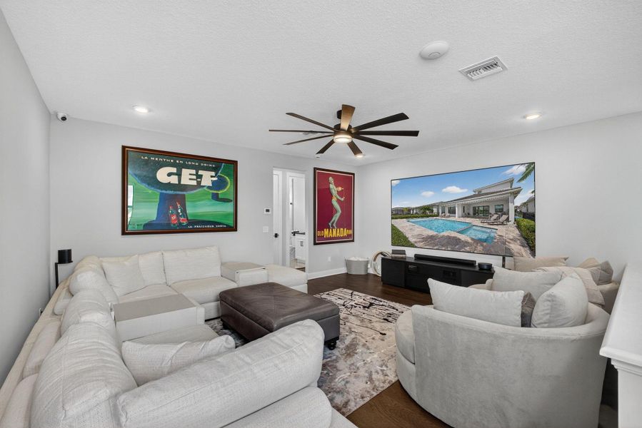 Furnished interior view inside a new home in , The Acreage (Image 35). Furnished interior view inside a new home in , The Acreage (Image 35).