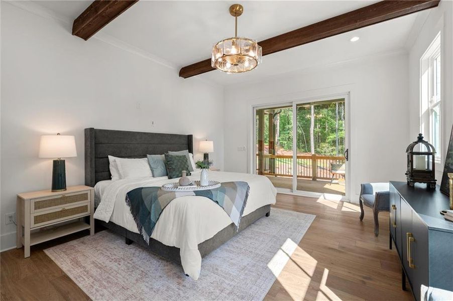 Furnished interior view inside a new home in , Canton (Image 12).