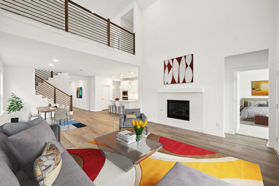 Furnished interior view inside a new home in Montgomery Bend, Montgomery (Image 5).