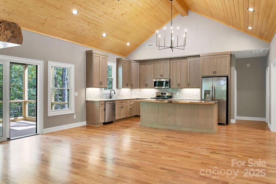 Furnished interior view inside a new home in , Brevard (Image 14).