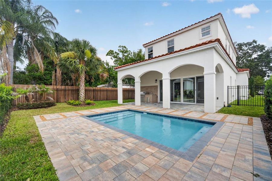 Exterior details and patio area of a home in , Winter Park (Image 24). Exterior details and patio area of a home in , Winter Park (Image 24).