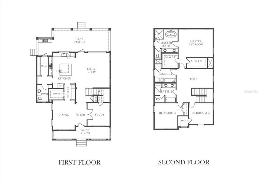 2D floor plan layout of this home in , St. Petersburg, FL (Image 26).