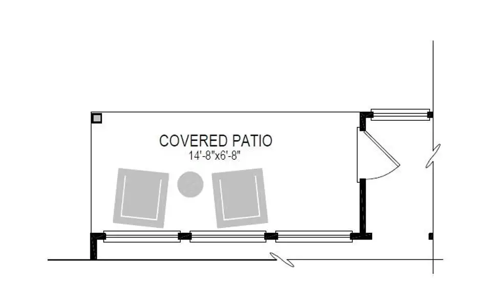 An inviting covered patio offers an ideal spot for outdoor relaxation and entertaining. An inviting covered patio offers an ideal spot for outdoor relaxation and entertaining.