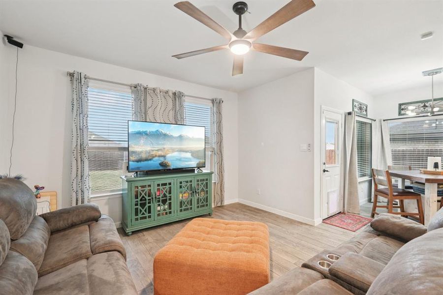 Furnished interior view inside a new home in Springhill South, Boyd (Image 11). Furnished interior view inside a new home in Springhill South, Boyd (Image 11).