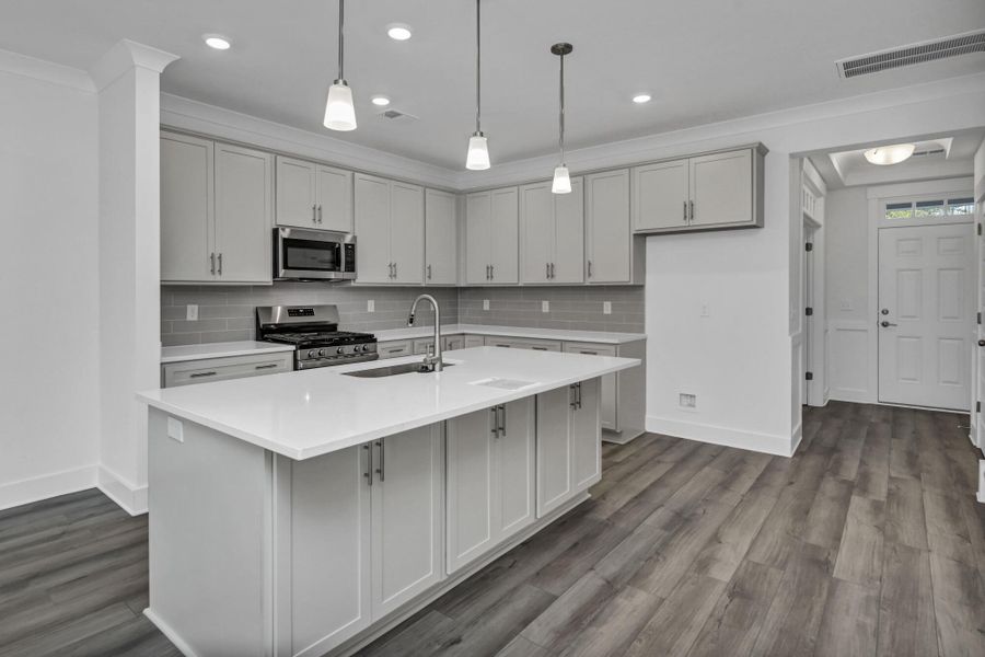 Furnished interior view inside a new home in Lake Carolina Townhomes, Columbia (Image 9).
