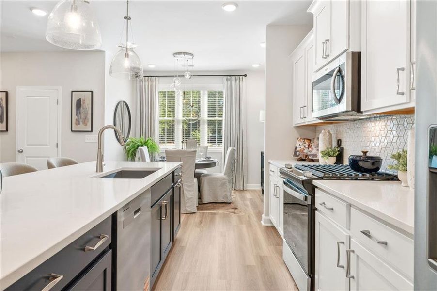 Furnished interior view inside a new home in East Park Village, Kennesaw (Image 6).