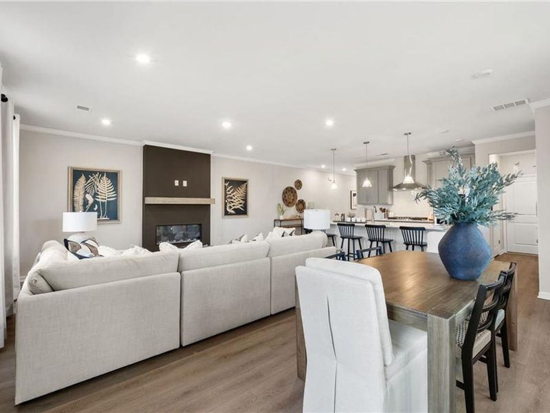Furnished interior view inside a new home in Lake Shore, Winder (Image 9).