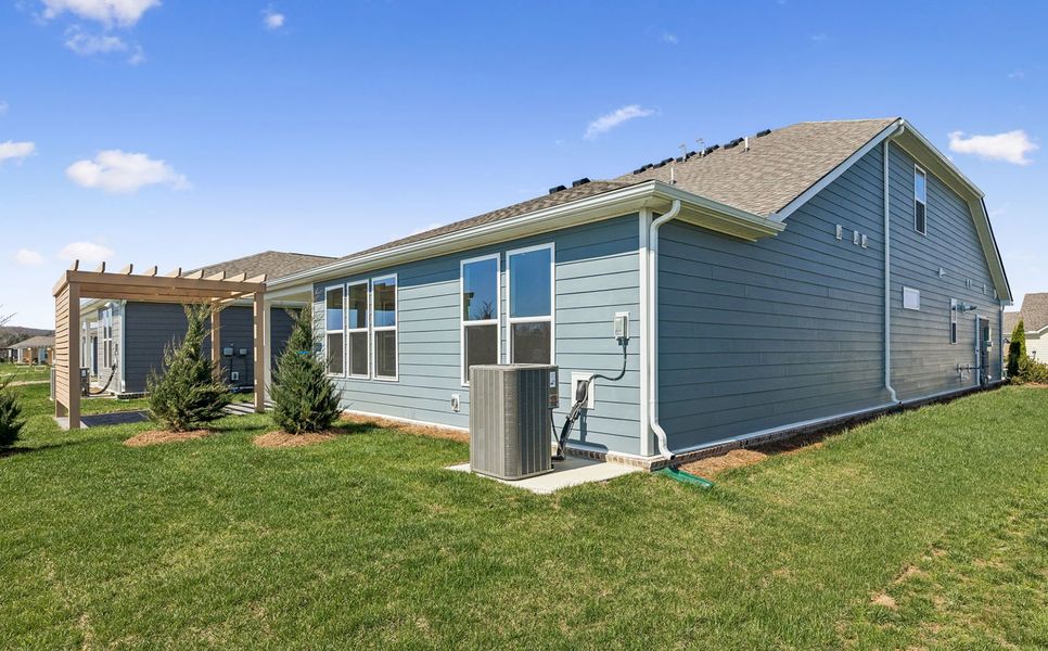 Exterior details and patio area of a home in Del Webb Southern Harmony, Murfreesboro (Image 27).