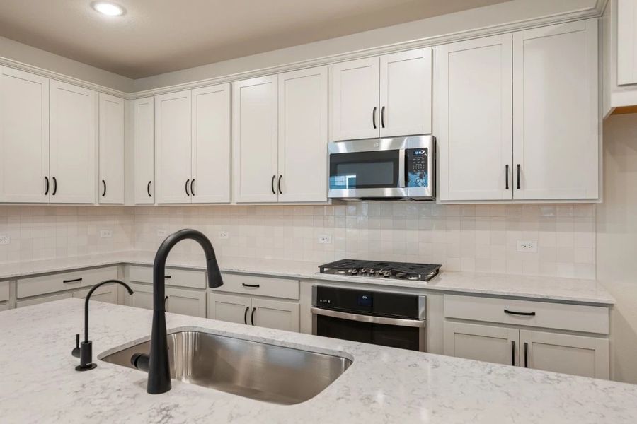 Furnished interior view inside a new home in Lariat, Liberty Hill (Image 7).