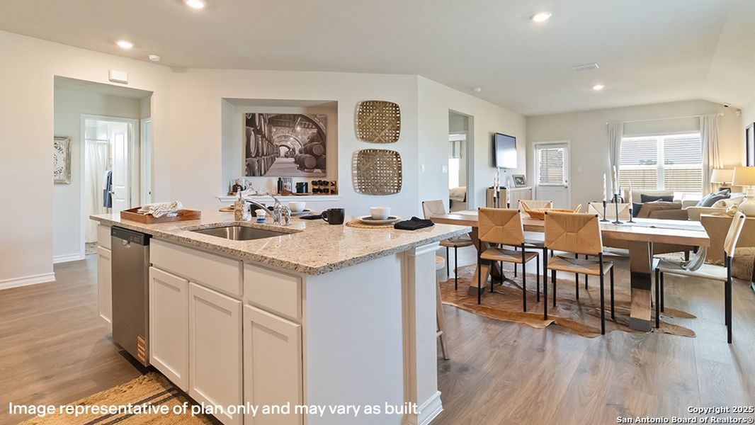 Furnished interior view inside a new home in Riverstone at Westpointe, San Antonio (Image 7).