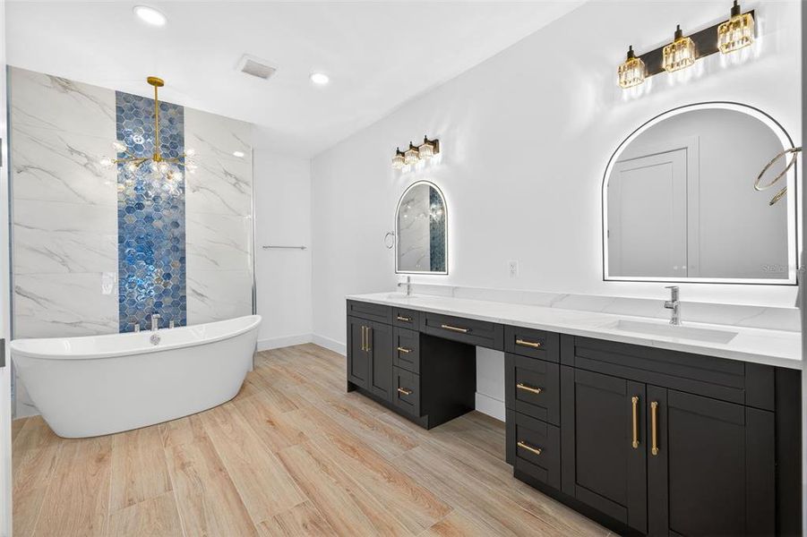 Furnished interior view inside a new home in , Cape Coral (Image 5). Furnished interior view inside a new home in , Cape Coral (Image 5).